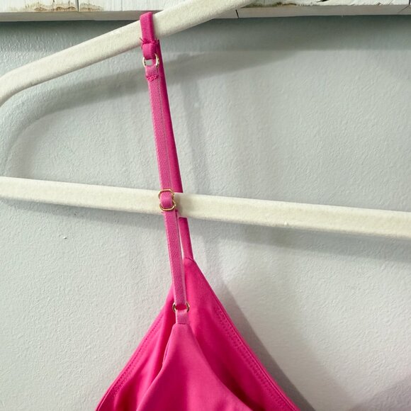 Oh Polly EDONIA Triangle Cup A-Line Mini Dress in Pink Size 4 - Picture 4 of 5